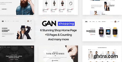 ThemeForest GAN - Ultimate Shopping eCommerce PSD Template 16951341