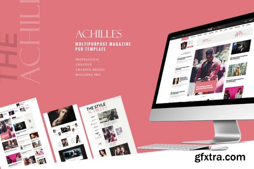 ThemeForest ACHILLES - Multipurpose Magazine PSD Template 17373987