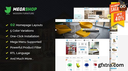 ThemeForest - Megashop v1.2.0 - Responsive Multipurpose OpenCart Theme - 16223286