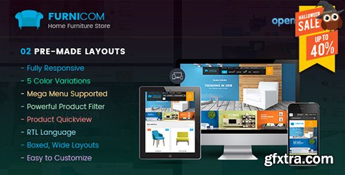 ThemeForest - Furnicom v1.1.0 - Responsive Multipurpose OpenCart Theme - 16775092