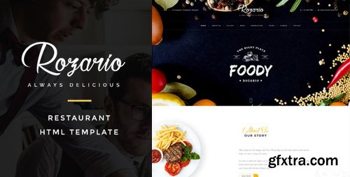 ThemeForest Rozario - Restaurant & Food HTML Template 15310322