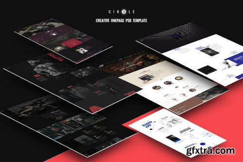 ThemeForest CIRCLE - Creative Multipurpose PSD Template 16607046