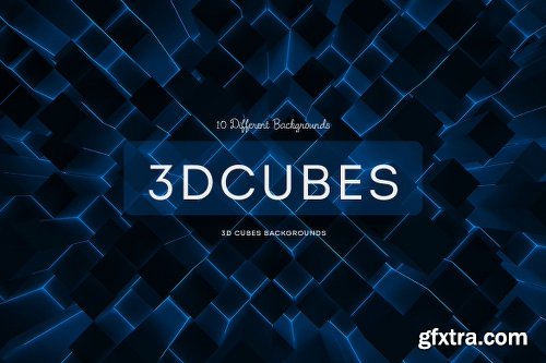 3D Cubes Backgrounds