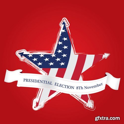 Election Day - 8Th November & U.S. Design - 30xEPS