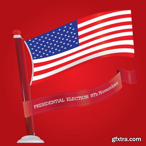 Election Day - 8Th November & U.S. Design - 30xEPS