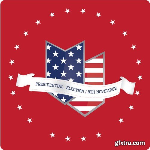 Election Day - 8Th November & U.S. Design - 30xEPS