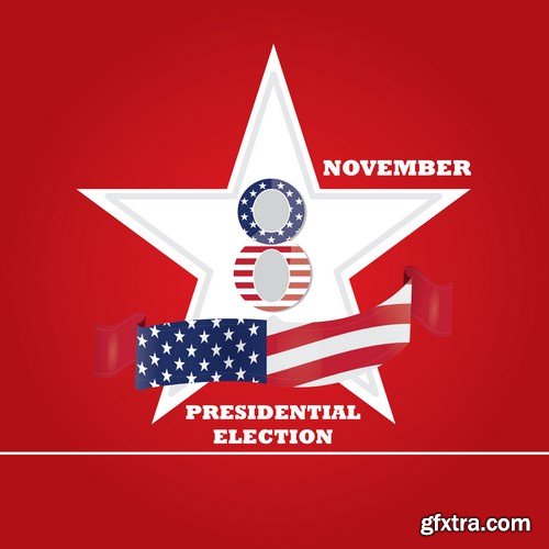 Election Day - 8Th November & U.S. Design - 30xEPS