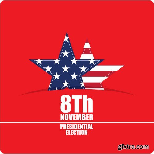 Election Day - 8Th November & U.S. Design - 30xEPS