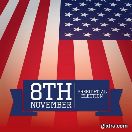 Election Day - 8Th November & U.S. Design - 30xEPS