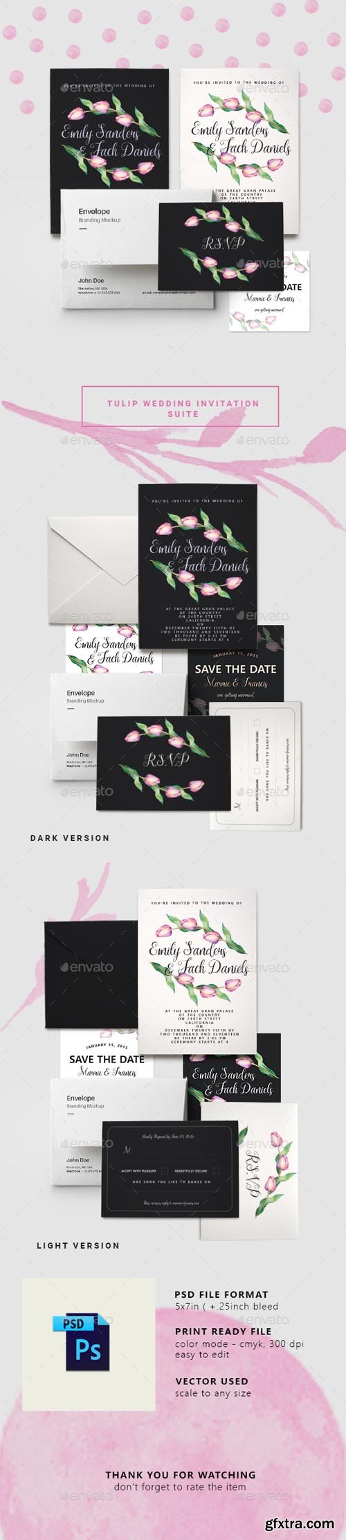 GR - Tulip Wedding Invitation Suite 17999948