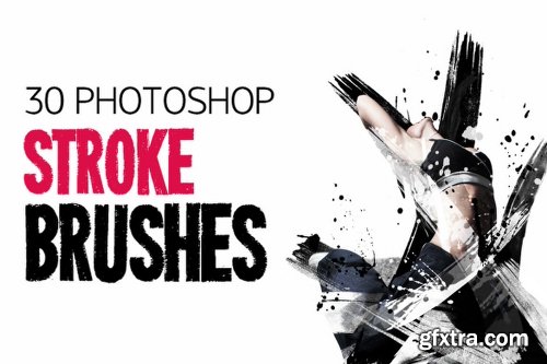 Graphicriver 30 Stroke Brushes 8373092