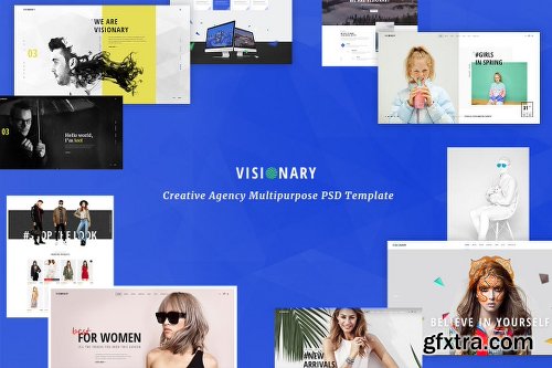 Themeforest Visionary - Creative Agency Multipurpose PSD Template 14660307