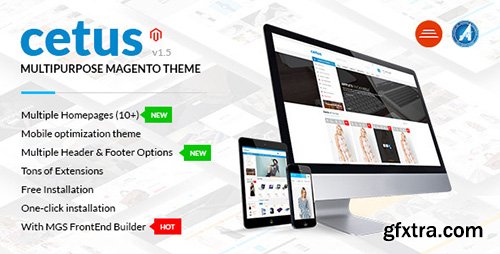 ThemeForest - Cetus v1.5.4 - Multipurpose Magento Theme - 12358648