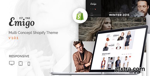 ThemeForest - Emigo v1.0.1 - Multi Concept Shopify Theme - 16452331