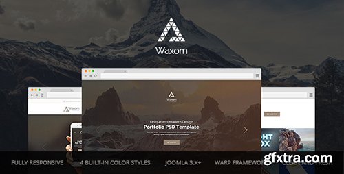 ThemeForest - Waxom v1.0 - Clean and Universal Responsive Joomla Template - 16174179
