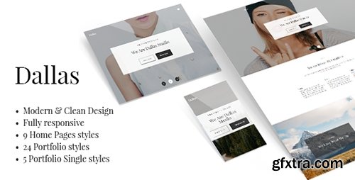 ThemeForest - Dallas v1.1 - Minimal Portfolio Template - 15111856