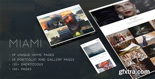 ThemeForest - Miami v1.1 - Creative Photography Portfolio Template (Update: 9 July 16) - 14887710