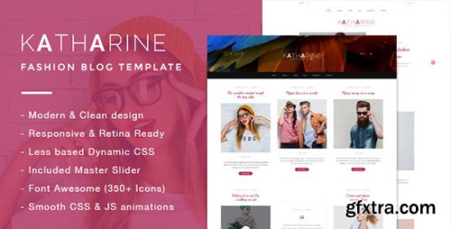 ThemeForest - Katharine v1.0 - Modern Fashion Blog Template - 14970897