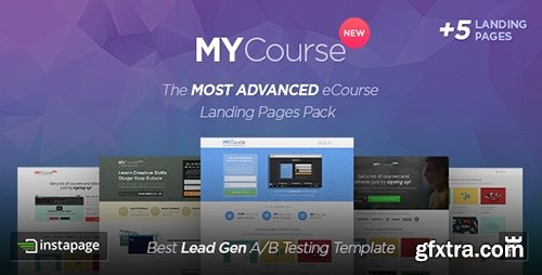 ThemeForest - MYCourse v1.0 - Instapage eCourse Landing pages Pack - 9435076