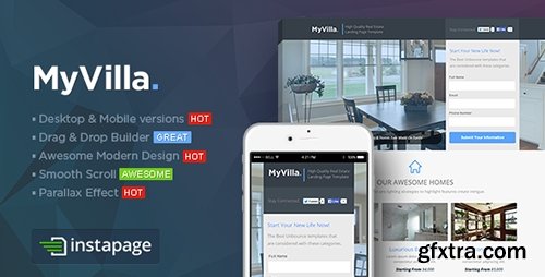 ThemeForest - MyVilla v1.0 - Real Estate Instapage Template - 9497559