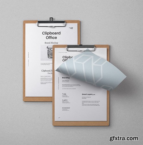 Psd Clipboard Stationery Mockup