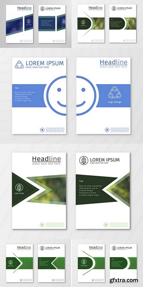 annual report business brochure flyer design template vector, Leaflet cover presentation abstract flat background