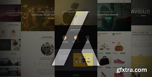 ThemeForest - Avidus v1.1 - Multipurpose Muse Template for Creatives & Agencies - 13527512