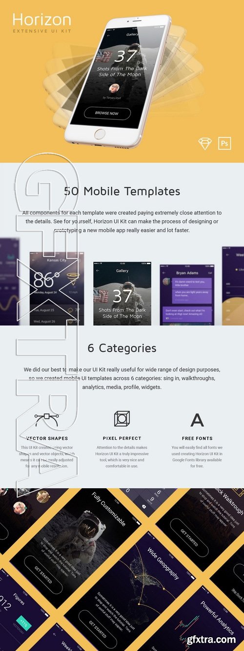 Horizon Mobile UI Kit