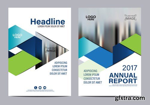 Corporate Templates of Brochures 16 - 20xEPS