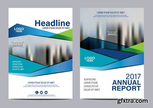 Corporate Templates of Brochures 16 - 20xEPS