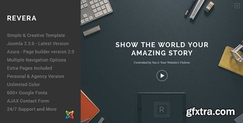 ThemeForest - Revera v1.1 - Simple and Creative Portfolio Template - 9997168