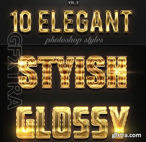 GraphicRiver - 10 Elegant Photoshop Styles Vol 3 16062108