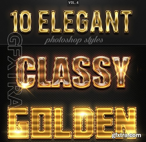 GraphicRiver - 10 Elegant Photoshop Styles Vol 4 16062109