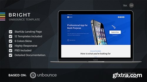 ThemeForest - Bright v1.0 - Unbounce Startup Landing Page - 13555707