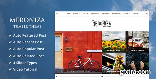 ThemeForest - Meroniza - A Responsive Elegant Tumblr Theme (Update: 7 June 16) - 16106744