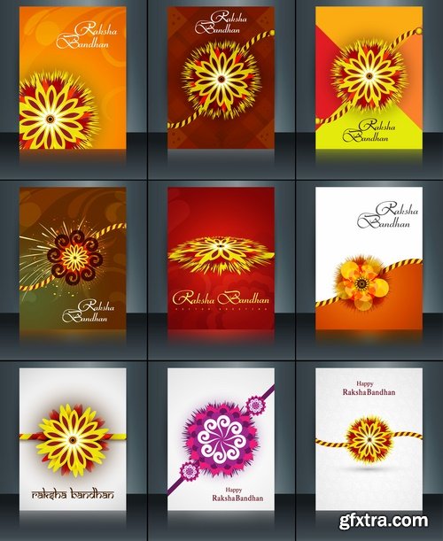 Collection background is Diwali flyer banner candle Indian god theme vector image 25 EPS