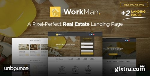 ThemeForest - WorkMan v1.0 - Real Estate and Construction Unbounce Landing Page Template - 10761664