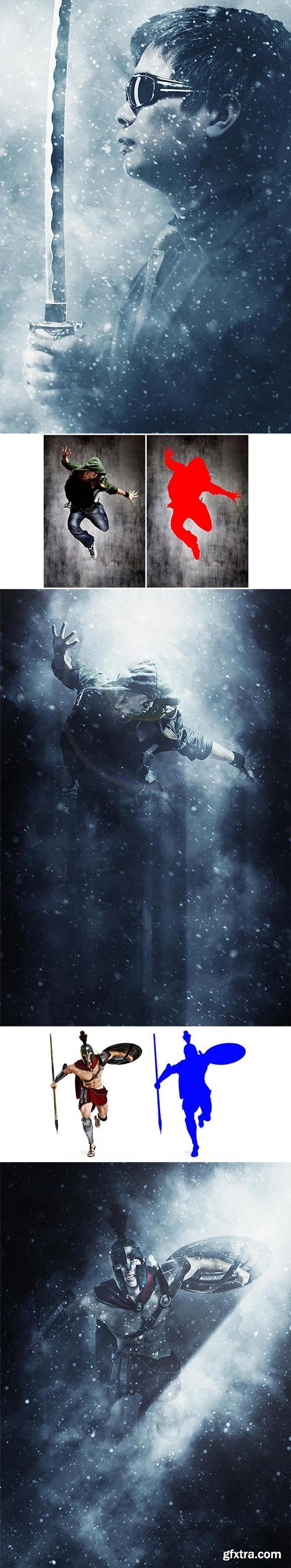 GraphicRiver - Blizzard Photoshop Action - 18592491