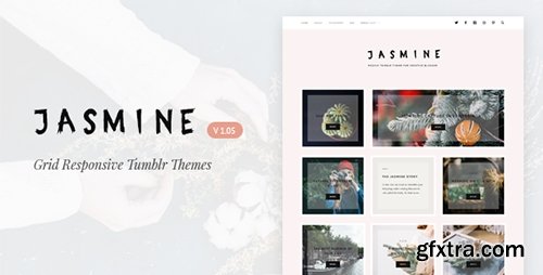 ThemeForest - Jasmine v1.05 - Grid Responsive Tumblr Theme - 12723958