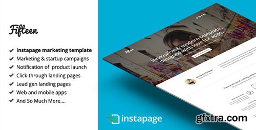 ThemeForest - Fifteen v1.0 - Instapage Marketing Template - 9288408