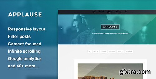 ThemeForest - Applause - A Content Focus Theme (Update: 18 April 15) - 7581328