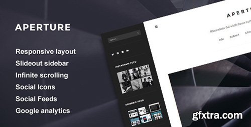 ThemeForest - Aperture - Minimal Full Width Tumblr Theme (Update: 1 August 16) - 6906866