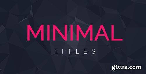 Videohive - 33 Minimal Titles - 17662159