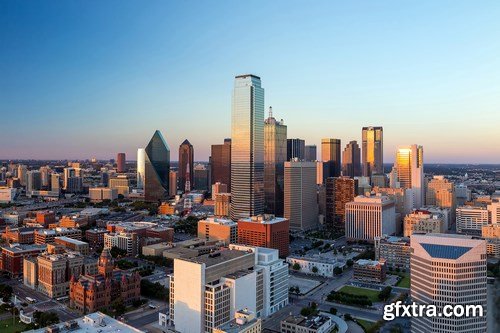 Dallas, Texas Cityscape - 12xUHQ JPEG Photo Stock