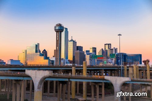 Dallas, Texas Cityscape - 12xUHQ JPEG Photo Stock