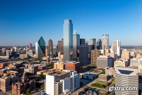 Dallas, Texas Cityscape - 12xUHQ JPEG Photo Stock