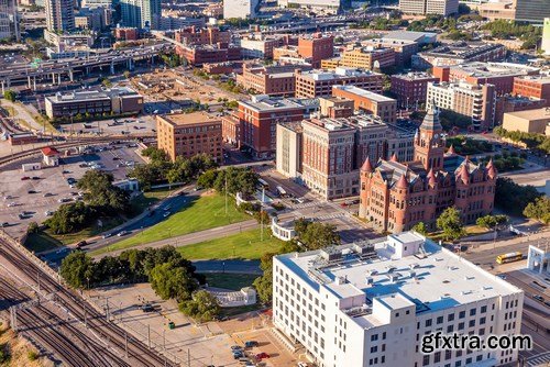 Dallas, Texas Cityscape - 12xUHQ JPEG Photo Stock