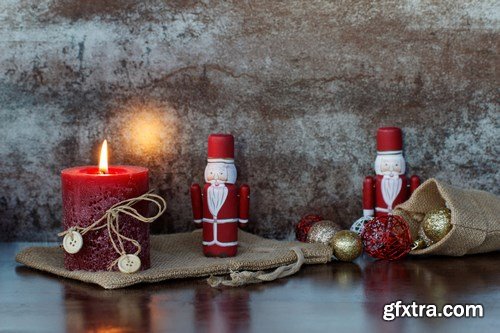 Beautiful Christmas Decorations 2 - 25xUHQ JPEG Photo Stock