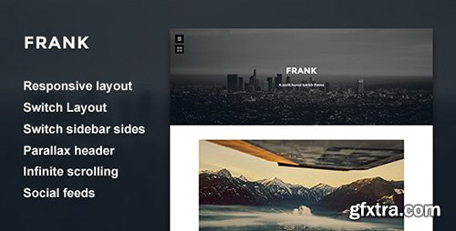 ThemeForest - Frank - Minimal One Column theme (Update: 28 October 15) - 9857040