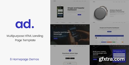 ThemeForest - Advent v1.0 - Multipurpose Landing Page Template - 18300788